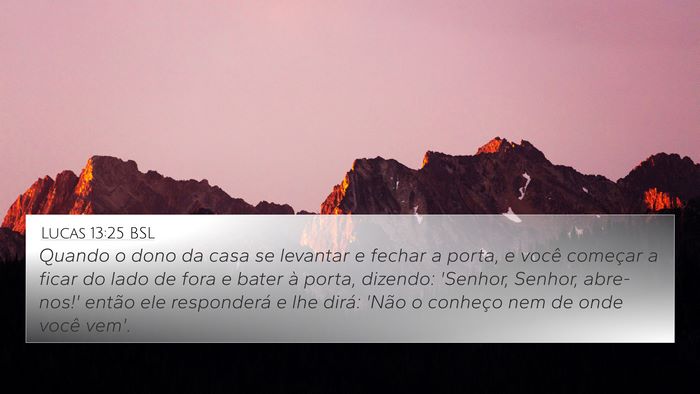 Lucas 13:25 BSL Bible Verse Image