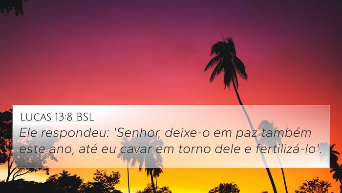 Lucas 13:8 BSL Bible Verse Image