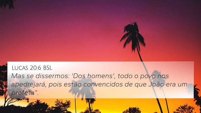 Lucas 20:6 BSL Bible Verse Image