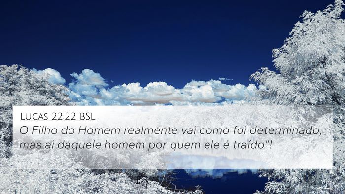 Lucas 22:22 BSL Bible Verse Image