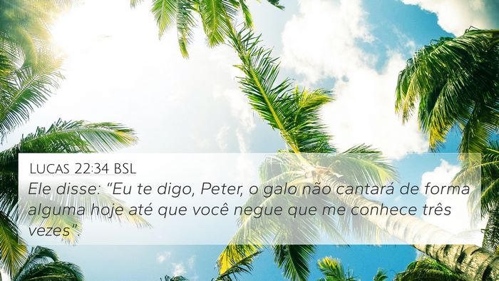 Lucas 22:34 BSL Bible Verse Image