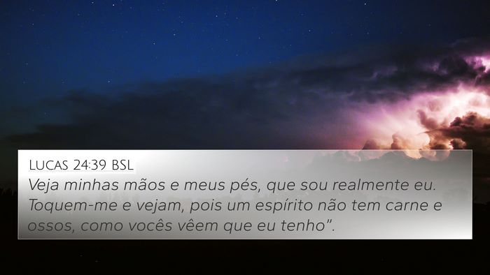 Lucas 24:39 BSL Bible Verse Image