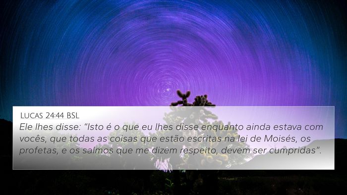 Lucas 24:44 BSL Bible Verse Image