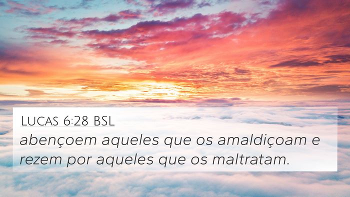 Lucas 6:28 BSL Bible Verse Image
