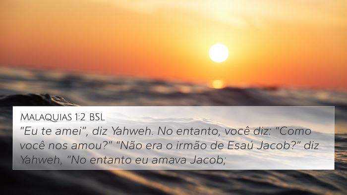 Malaquias 1:2 BSL Bible Verse Image