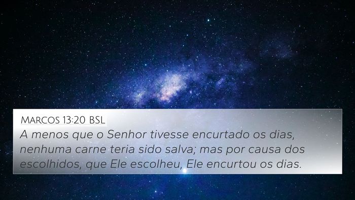 Marcos 13:20 BSL Bible Verse Image