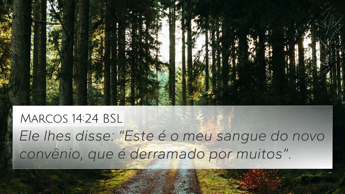 Marcos 14:24 BSL Bible Verse Image