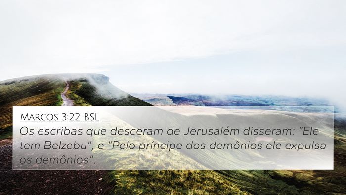 Marcos 3:22 BSL Bible Verse Image