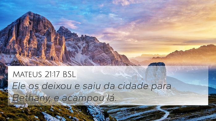 Mateus 21:17 BSL Bible Verse Image