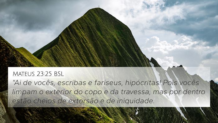 Mateus 23:25 BSL Bible Verse Image