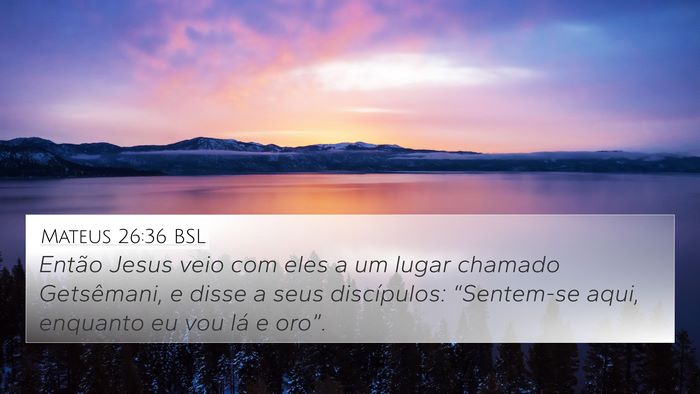 Mateus 26:36 BSL Bible Verse Image