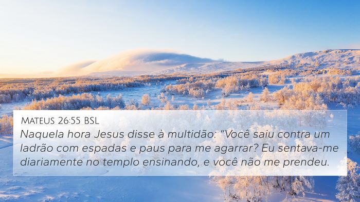 Mateus 26:55 BSL Bible Verse Image