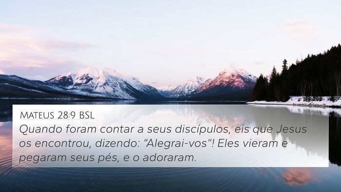 Mateus 28:9 BSL Bible Verse Image