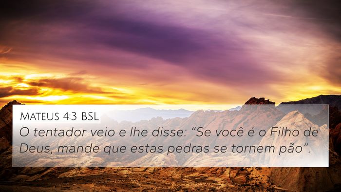 Mateus 4:3 BSL Bible Verse Image