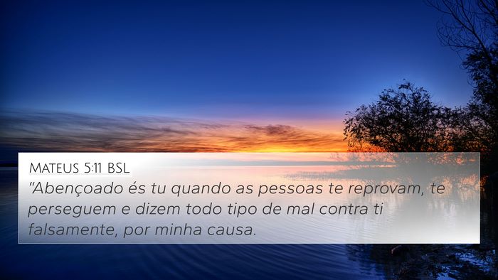 Mateus 5:11 BSL Bible Verse Image