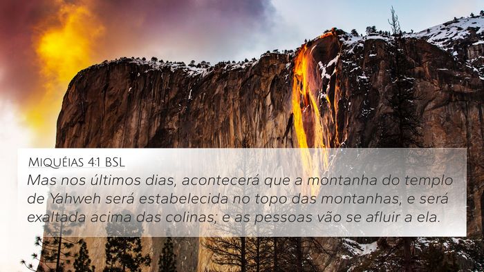 Miquéias 4:1 BSL Bible Verse Image
