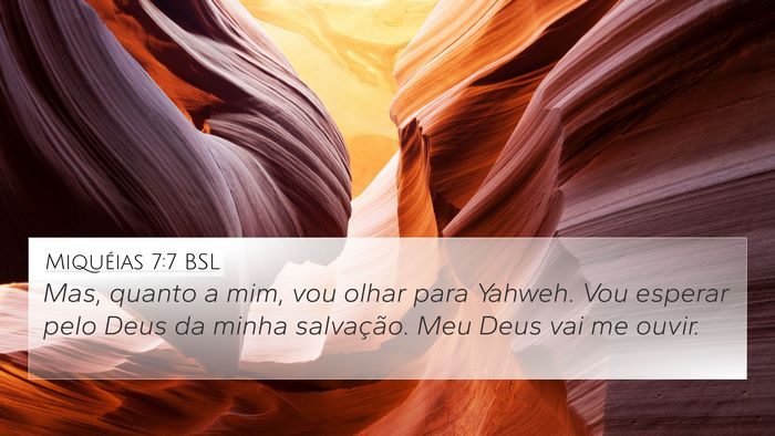 Miquéias 7:7 BSL Bible Verse Image