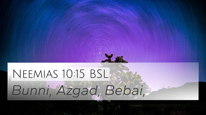 Neemias 10:15 BSL Bible Verse Image