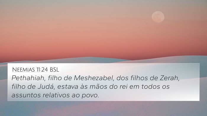Neemias 11:24 BSL Bible Verse Image