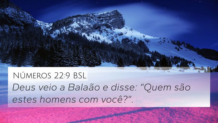 Números 22:9 BSL Bible Verse Image