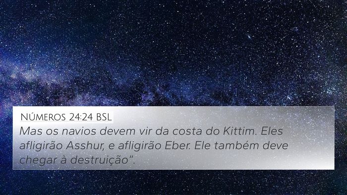 Números 24:24 BSL Bible Verse Image