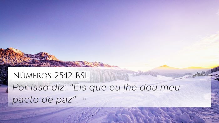 Números 25:12 BSL 4K Wallpaper - Por isso diz: “Eis que eu lhe dou meu pacto de - 4K Wallpaper Bible Verse