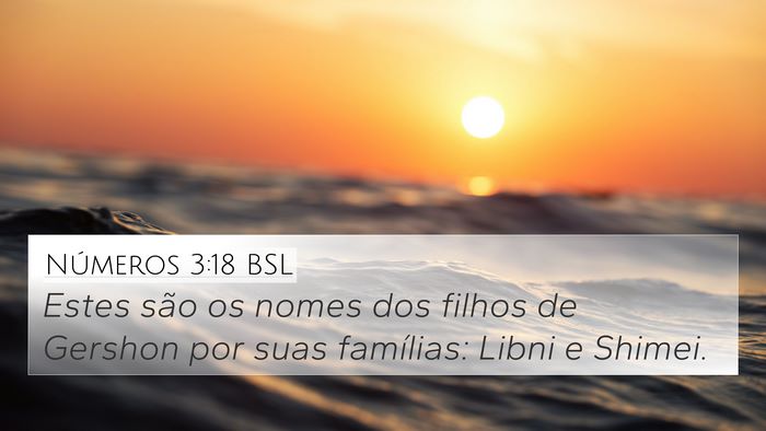 Números 3:18 BSL Bible Verse Image