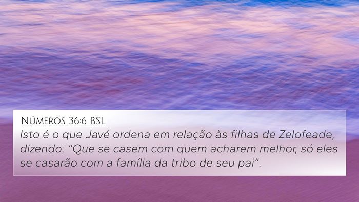 Números 36:6 BSL Bible Verse Image