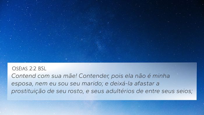 Oséias 2:2 BSL Bible Verse Image