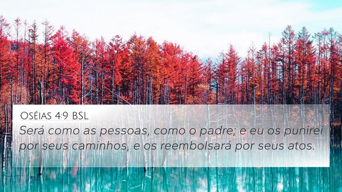 Oséias 4:9 BSL Bible Verse Image