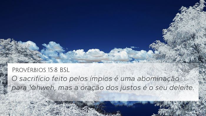 Provérbios 15:8 BSL Bible Verse Image