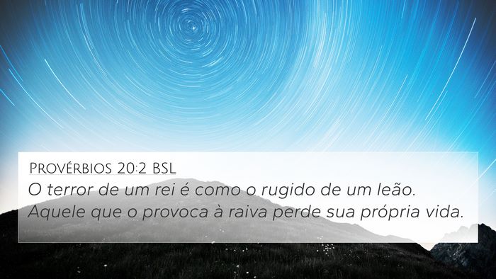Provérbios 20:2 BSL Bible Verse Image