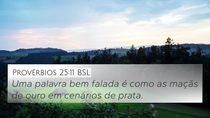 Provérbios 25:11 BSL Bible Verse Image