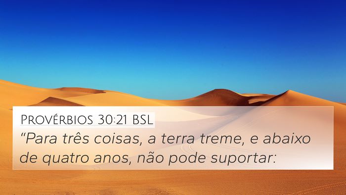 Provérbios 30:21 BSL Bible Verse Image
