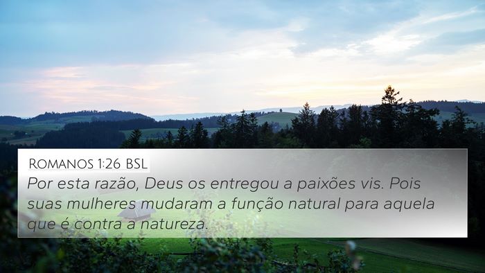 Romanos 1:26 BSL Bible Verse Image