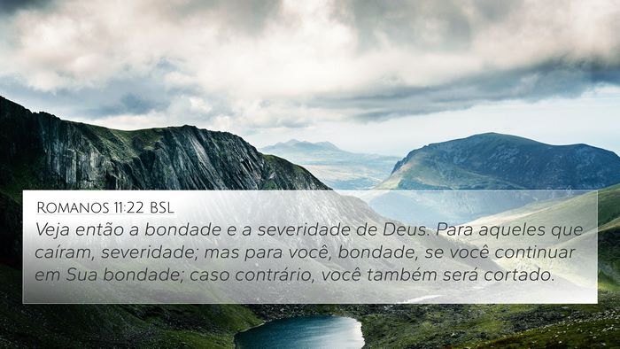 Romanos 11:22 BSL Bible Verse Image