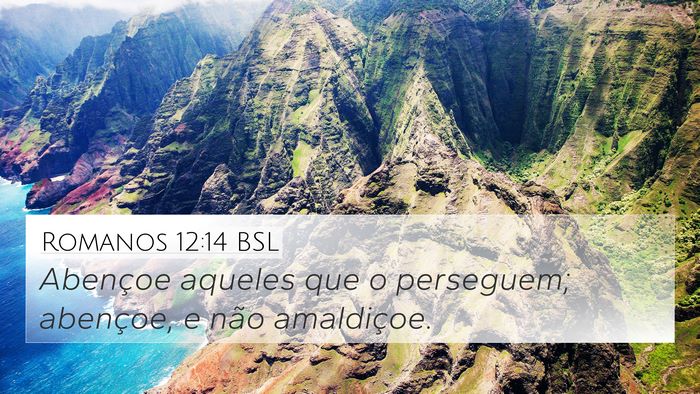 Romanos 12:14 BSL Bible Verse Image