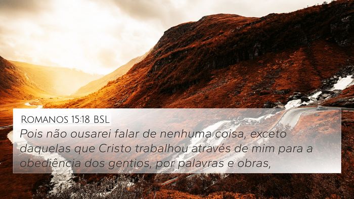 Romanos 15:18 BSL Bible Verse Image