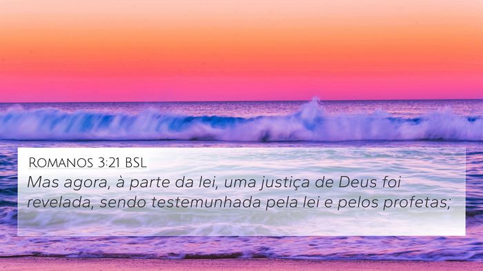 Romanos 3:21 BSL Bible Verse Image