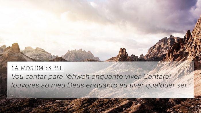 Salmos 104:33 BSL Bible Verse Image