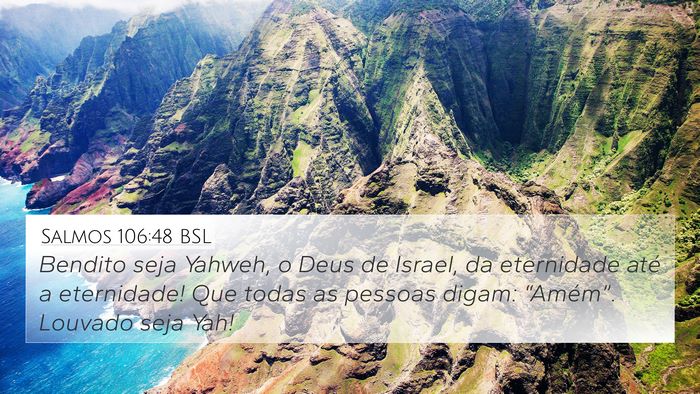 Salmos 106:48 BSL Bible Verse Image