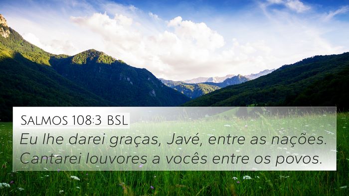 Salmos 108:3 BSL Bible Verse Image