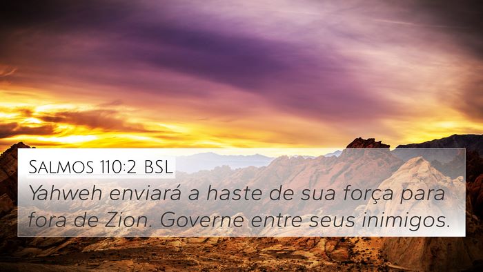 Salmos 110:2 BSL Bible Verse Image