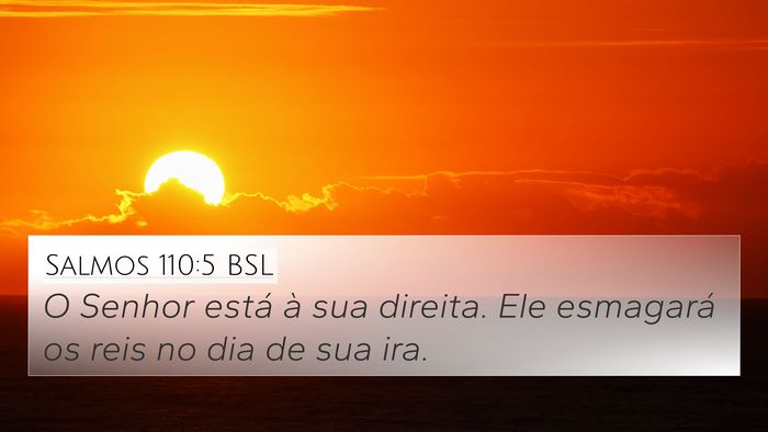 Salmos 110:5 BSL Bible Verse Image
