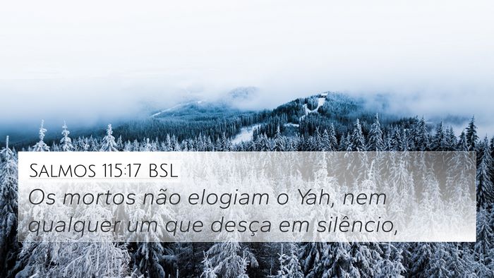 Salmos 115:17 BSL Bible Verse Image