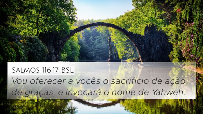 Salmos 116:17 BSL Bible Verse Image