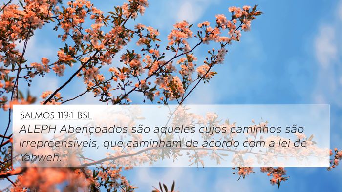 Salmos 119:1 BSL Bible Verse Image