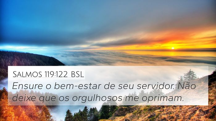 Salmos 119:122 BSL Bible Verse Image