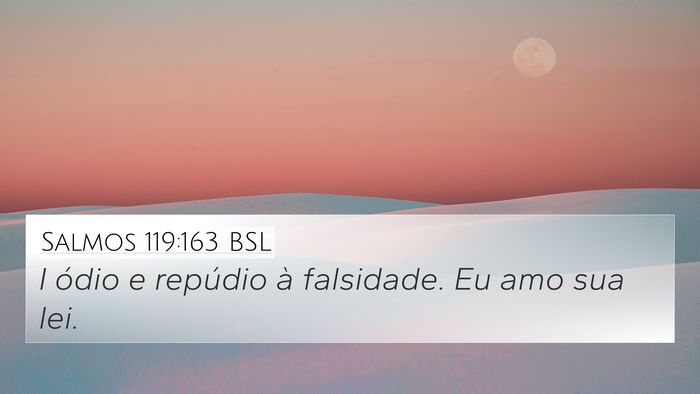 Salmos 119:163 BSL Bible Verse Image