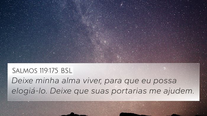 Salmos 119:175 BSL Bible Verse Image